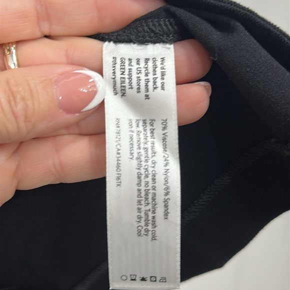 Eileen Fisher Black Blazer Jacket Lightweight Viscose Size large - Picture 8 of 10